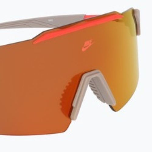 Akiniai nuo saulės Nike Limitless Shield college grey/orange mirror