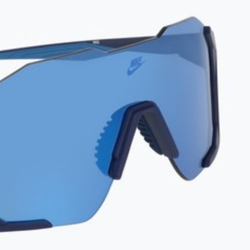 Akiniai nuo saulės Nike Charged Shield matte blue void/blue mirror