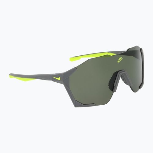 Akiniai nuo saulės Nike Charged Shield matte smoke grey/green