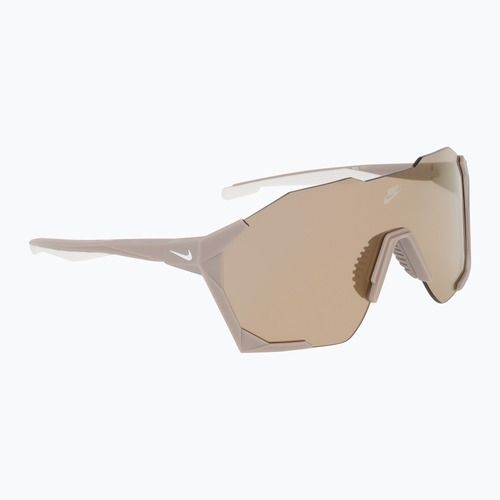 Akiniai nuo saulės Nike Charged Shield matte college grey/gold mirror