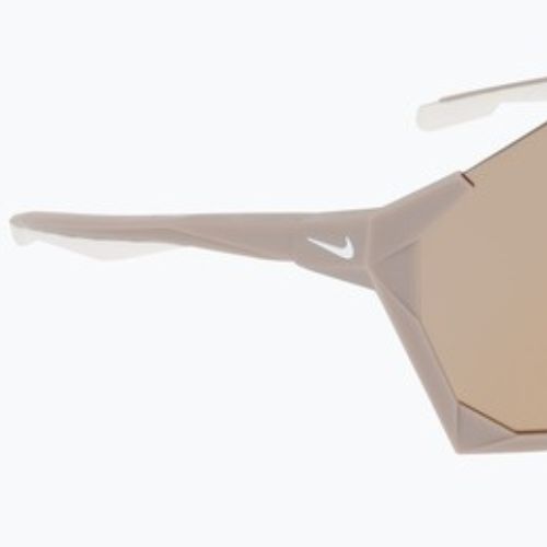 Akiniai nuo saulės Nike Charged Shield matte college grey/gold mirror