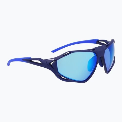 Akiniai nuo saulės Nike Zeus Rise matte void blue/blue mirror