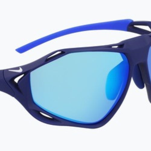 Akiniai nuo saulės Nike Zeus Rise matte void blue/blue mirror
