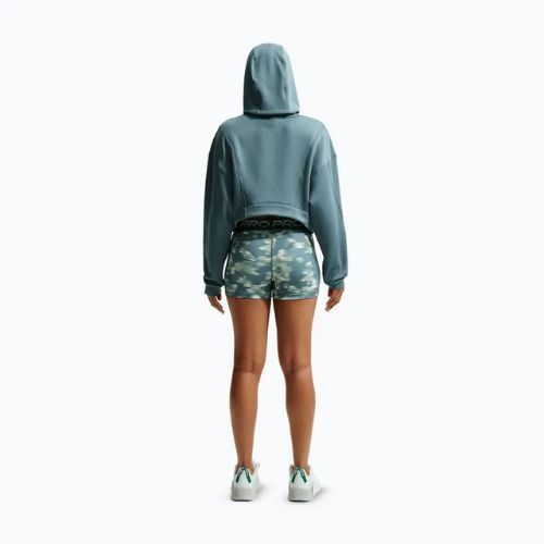 Moteriškas treniruočių džemperis Nike Pro Therma-Fit Hoodie mineral slate/white