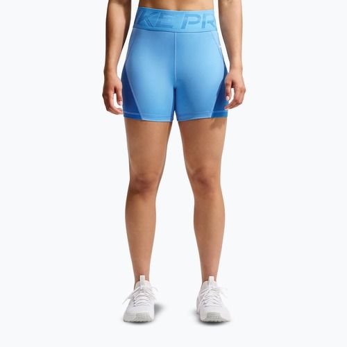 Moteriški šortai Nike Pro Sculpt High Waisted 5" Biker university blue/light photo blue/white