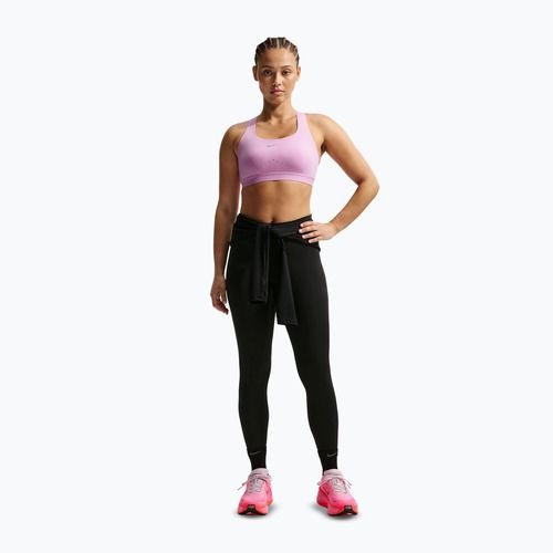 Treniruočių liemenėlė Nike Swift High-Support Lightly Lined light magenta