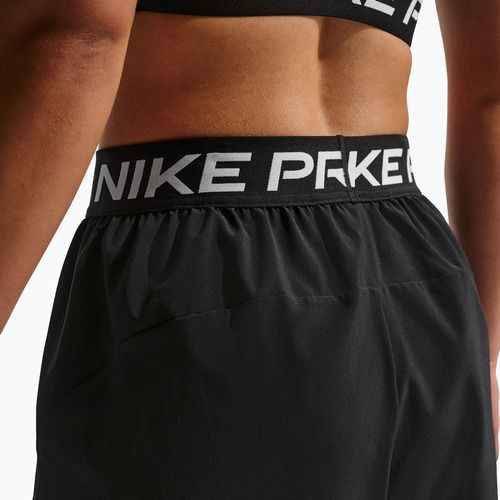 Moteriški treniruočių šortai Nike Pro 2in1 black/white