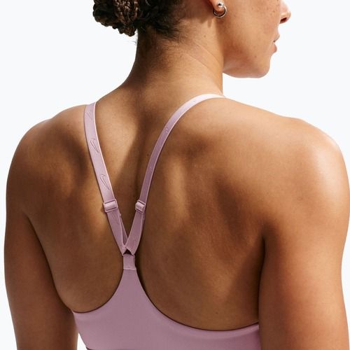 Treniruočių liemenėlė Nike Indy Padded Gloss platinum violet
