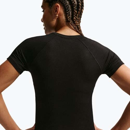 Moteriški treniruočių marškinėliai Nike Pro Seamless Dri-Fit black