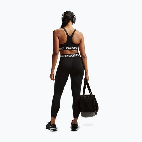 Treniruočių liemenėlė Nike Pro Light Support Non Padded black/white/metallic silver