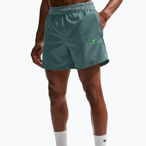 Vyriški šortai Nike Pro Training Dri-Fit 6" mineral slate/green strike