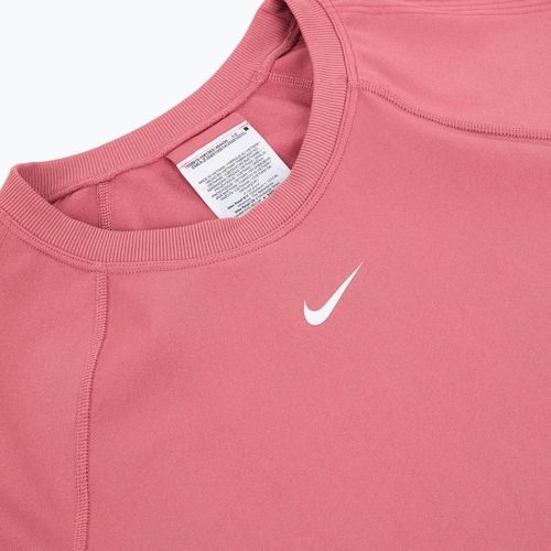Moteriški treniruočių marškinėliai Nike Pro Seamless Dri-Fit peony/white