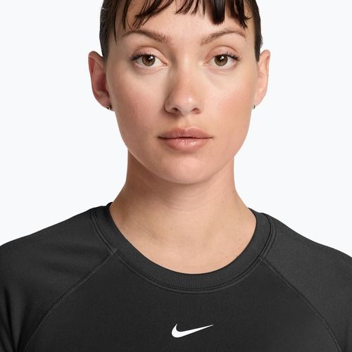 Moteriški treniruočių marškinėliai Nike Pro Seamless Dri-Fit black/white