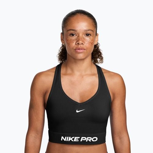 Moteriški treniruočių marškinėliai Nike Pro Seamless Dri-Fit black/white