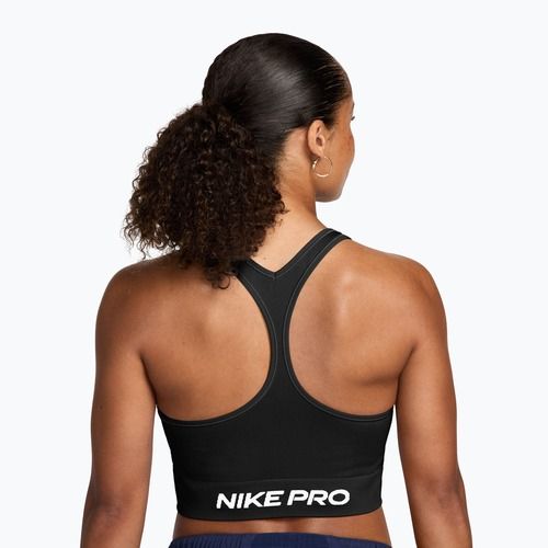 Moteriški treniruočių marškinėliai Nike Pro Seamless Dri-Fit black/white
