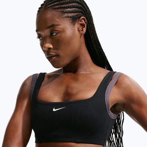 Treniruoklių liemenėlė Nike One Light Support black/thunder grey/white