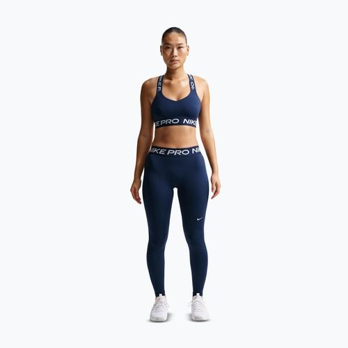 Moteriškos tamprės Nike Pro Mid-Rise Full midnight navy/white