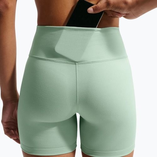 Moteriški šortai Nike One High-Waisted Biker 5" steam/white