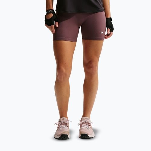 Moteriški šortai Nike One High-Waisted Biker 5" tattoo/white