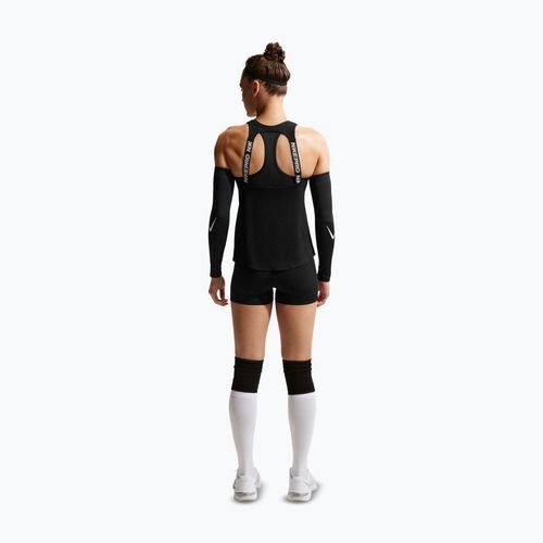 Moteriški treniruočių marškinėliai Nike Pro Dri-Fit TT black/white/metallic silver
