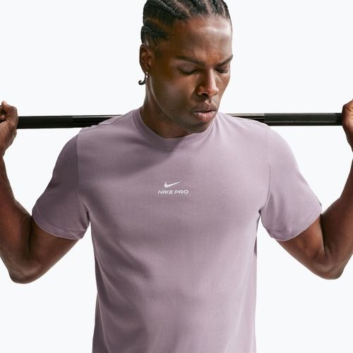 Vyriški treniruočių marškinėliai Nike Pro Dri-Fit light violet ore/white