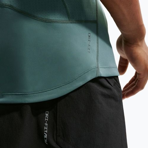Vyriški treniruočių marškinėliai Nike Pro Training Dri-Fit mineral slate/green strike