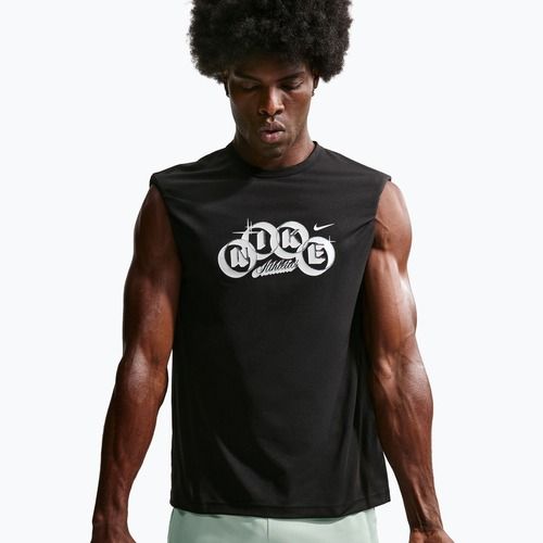 Vyriški treniruočių marškinėliai Nike Hyverse Dri-Fit Training black/white