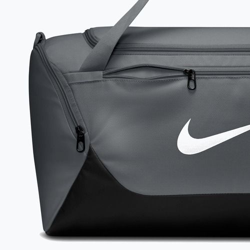 Treniruočių krepšys Nike Brasilia Duffel Small 40 l smoke grey/black/white