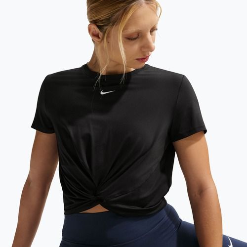 Moteriški marškinėliai Nike One Classic Twist Dri-Fit black/white