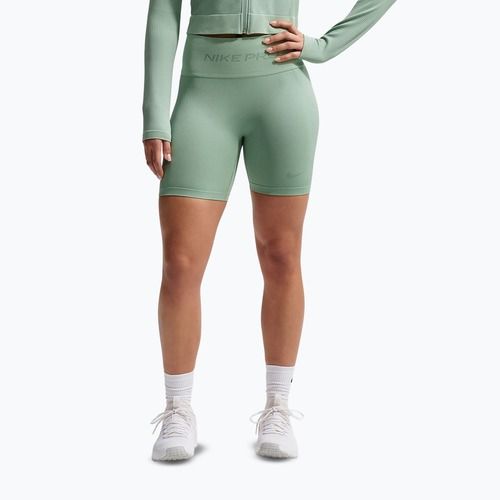 Moteriški šortai Nike Pro Seamless High-Waisted Biker 5" steam