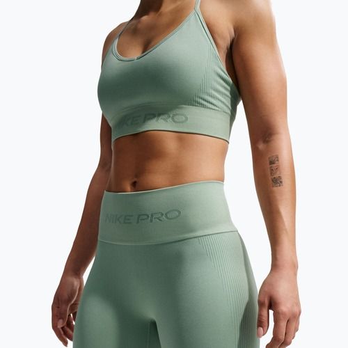 Moteriški šortai Nike Pro Seamless High-Waisted Biker 5" steam