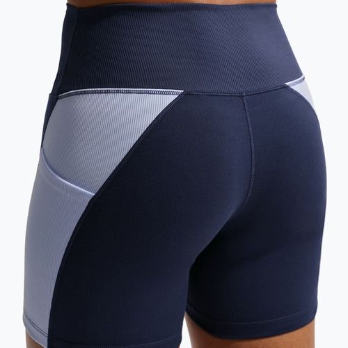 Moteriški šortai Nike One High Waisted Biker 5" midnight navy/hydrogen blue/white