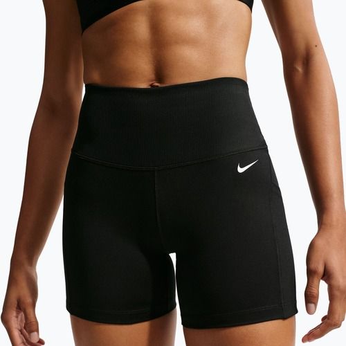 Moteriški šortai Nike One High Waisted Biker 5" black/black/white