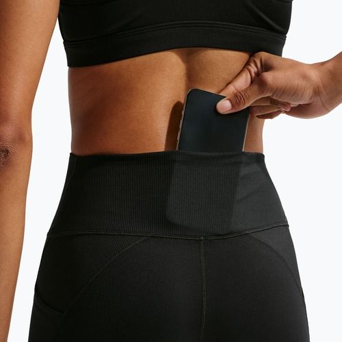 Moteriški šortai Nike One High Waisted Biker 5" black/black/white