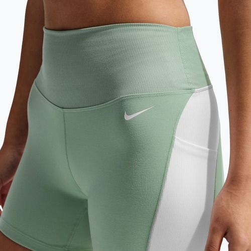Moteriški šortai Nike One High Waisted Biker 5" steam/white/white