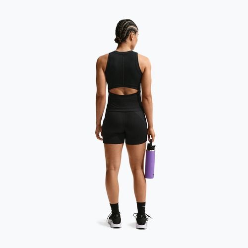 Moteriški treniruočių marškinėliai Nike One Dri-Fit black/black/white