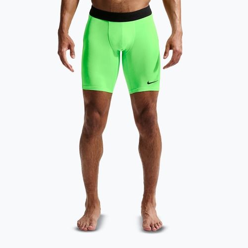 Vyriški treniruočių šortai Nike Pro Dri-Fit Fitness Long green strike/black