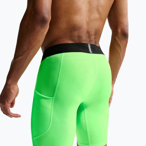 Vyriški treniruočių šortai Nike Pro Dri-Fit Fitness Long green strike/black
