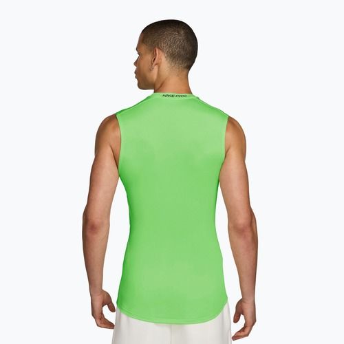 Vyriški treniruočių marškinėliai Nike Pro Dri-Fit Tight Sleeveless Fitness green strike/black
