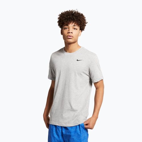 Vyriški marškinėliai Nike Dri-Fit dark grey heather/black