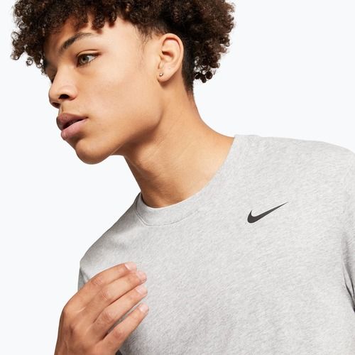 Vyriški marškinėliai Nike Dri-Fit dark grey heather/black