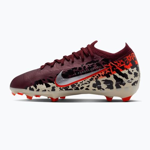 Vaikiški futbolo bateliai Nike United Jr. Mercurial Vapor 16 Pro FG burgundy crush/metallic silver