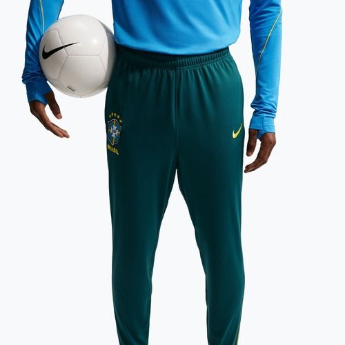 Vyriškos futbolo kelnės Nike Brazil Academy Pro Dri-Fit geode teal/light mint/midwest gold