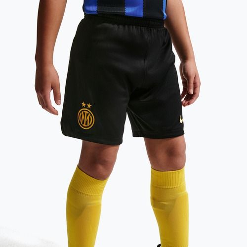 Vaikiški futbolo šortai Nike Inter Milan Dri-Fit Stadium Home black/university gold