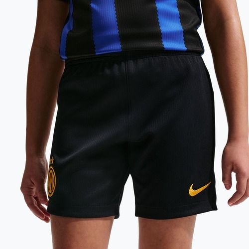 Vaikiški futbolo šortai Nike Inter Milan Dri-Fit Stadium Home black/university gold