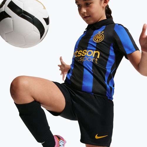 Vaikiški futbolo šortai Nike Inter Milan Dri-Fit Stadium Home black/university gold