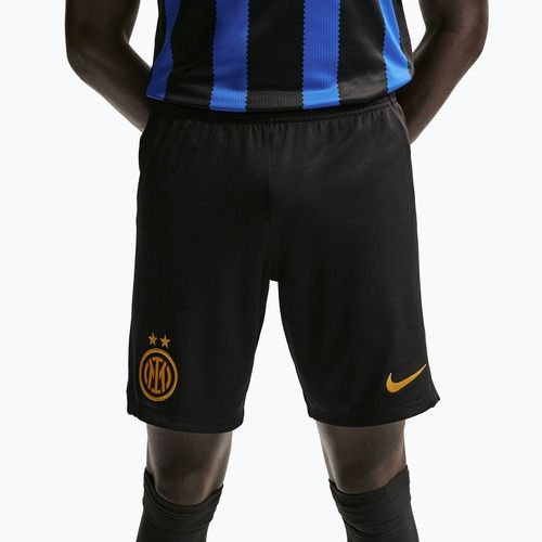 Vyriški futbolo šortai Nike Inter Milan Dri-Fit Stadium Home black/university gold