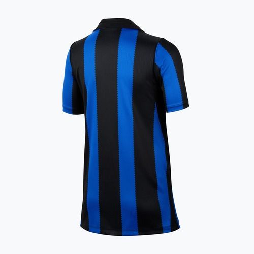 Vaikiški futbolo marškinėliai Nike Inter Milan Dri-Fit Stadium Home lyon blue/black/university gold