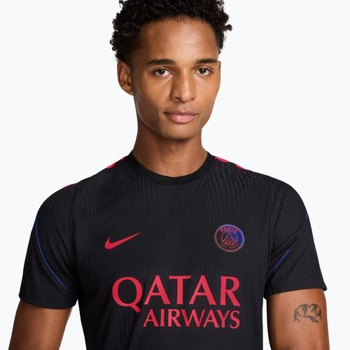 Vyriški futbolo marškinėliai Nike Paris Saint-Germain Dri-Fit ADV Strike Elite black/global red/hyper royal/global red