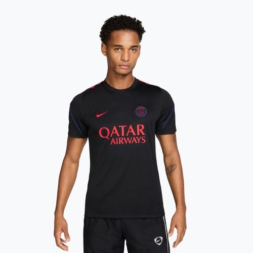 Vyriški futbolo marškinėliai Nike Paris Saint-Germain Strike Soccer Dri-Fit black/hyper royal/global red/global red